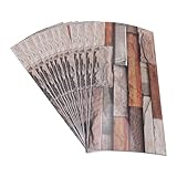 [DESIGN CLASSIQUE] : Doté d'un design de carrelage mural imité, cet autocollant est élégant et peut créer une ambiance chaleureuse dans votre maison.