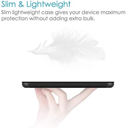FINTIE Slimshell Case for 6" Kindle Paperwhite 10th Generation 2018 (Model No. PQ94WIF) - Premium Lightweight PU Leather Cover with Auto Sleep/Wake, (NOT Fit Kindle 10th Gen J9G29R), Black