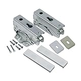 easyPART Kompatibel/Ersatz für NEFF 10028526 2x Scharnier Oben Unten Kühlschrank wie Bauknecht 481231018672 Indesit C00310966