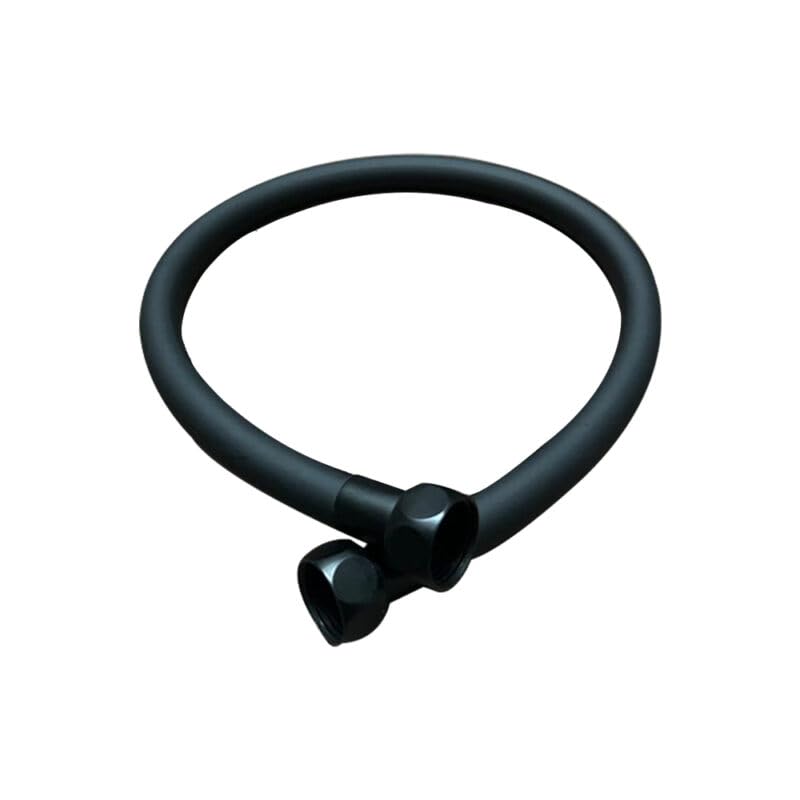 Viking PVC Connection Pipe with Thread Size (1) & (2) 15mm (1/2”), Both Inner, Length 450mm (18”), Finish Black Useful in Cold Water Supply-image-32