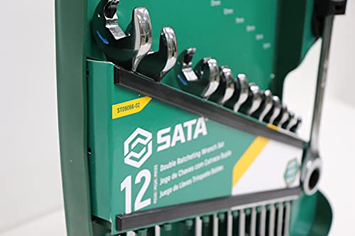Sata 12-Piece Double Ratcheting Wrench Set, Metric - St09066-02 #TOP5