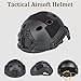 rabuu Tactical Airsoft Helmet Set with Headset & Cover - Adjustable, Protective for CS, Hunting, Paintball, Cosplay ABS Shell, Comfort Padding(B,Large)