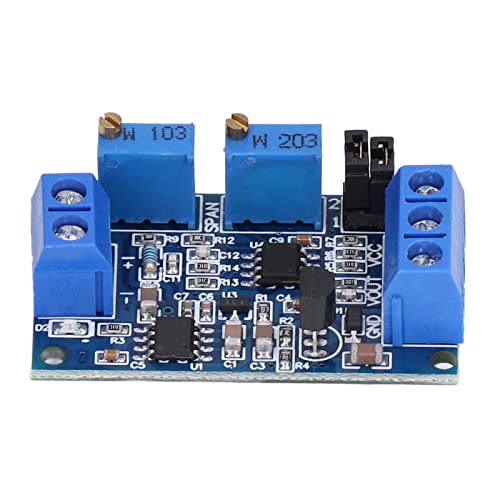 Eujgoov Módulo Convertidor de Corriente a Voltaje, 0/4-20ma Placa de Conversión de Señal 0-3,3 V / 5 V / 10 V Transmisor de Voltaje