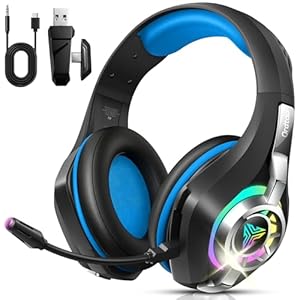 2.4GHz Wireless Gaming Headsets for...