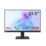 Lenovo L22-4e - FHD 21.5" Monitor (IPS, 1920x1080, Refresh Rate 100Hz, 4ms Response Time, HDMI 1.4, VGA, VESA 100 x 100 mm) Tilt Stand, Raven Black