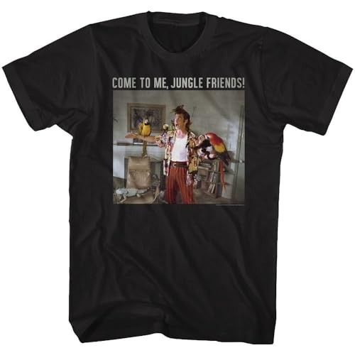 DHXKLCF Ace Ventura Pet Detective Jungle Friends Movie ShirtBlackL