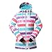 Produktbild Giow Womens Wasserdichte Jacke, Windproof Ski Winter Warm Jackets with Hood, Breathable Raincoat Snowboard Camping Wandern Wandern Wandern Berghose,S