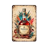 Hennessy VS Cognac Bottle Tin Sign Vintage Bar Pub Wall Decor (8X12 IN)