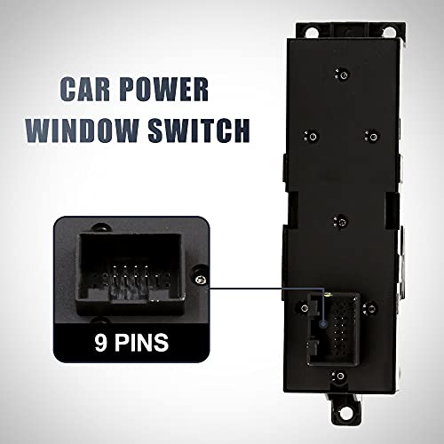 Uxcell Master Driver Side Power Window Switch 1J3959857 Replacement For Vw Golf Mk4 2 Door 1999-2006 #TOP3