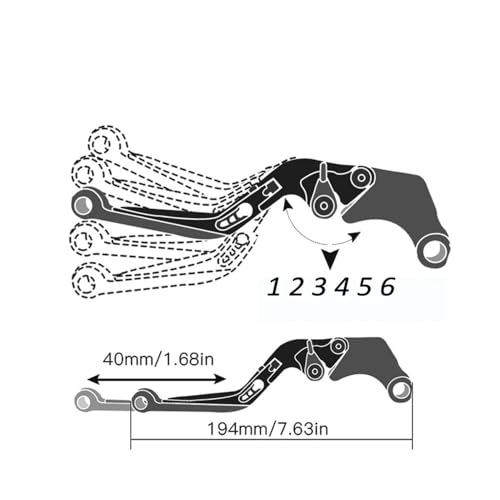 Levier d'embrayage pour MT-03 haute précision ensemble de pièces alu - 3