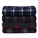 Trail maker 50x60 Throw Blankets, Plaid Fleece Throw Blankets for Bedroom, Couch, Livingroom, Chair, Pets, Outdoors