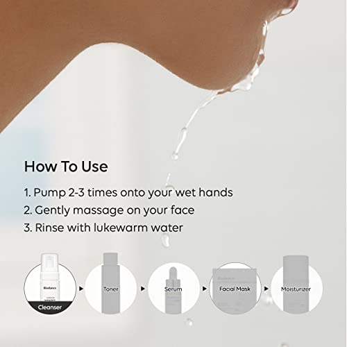 Biodance Soothing Barrier Cleansing Foam, Micro Bubble Foam, Gentle & Mild Face Cleanser | 4.06 Fl.oz, 120Ml #TOP5