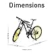 Simulations mini fahrrad-Legierung Fahrradmodell - Metall Mountainbike Downhill Rennmodell, Detailliertes Spielzeugauto für Kinder, Sammlermodell & Deko-Rennwagen (Schwarzes Legierungs-Mountainbike)