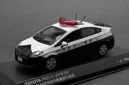 �q�R�Z�u�� 1/43 TOYOTA PRIUS ZVW30 PATROL CAR 2010 ���쌧�x�@�������x��ԗ� �����i