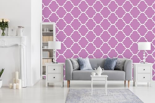 Papier peint intissé autocollante pour masquer un mur abîmé - 2
