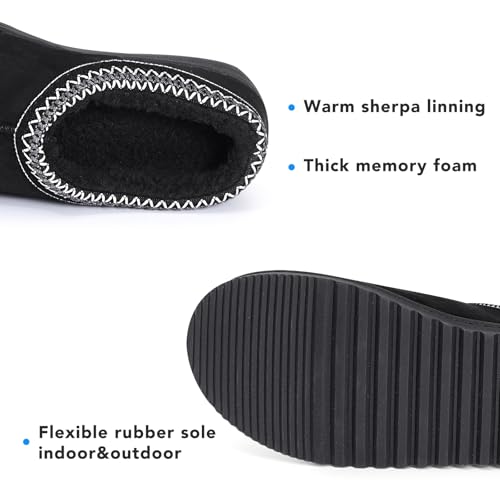 UBXRIN Womens Cozy Memory Foam Slippers Ladies Fuzzy Warm Slip on House Shoes Indoor Outdoor3