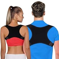 Rücken Geradehalter, Haltungstrainer zur Haltungskorrektur – für eine ergonomische und gesunde Körperhaltung, die Linderung von Nacken-, Schulter- und Oberen Rückenschmerzen für Männer und Frauen