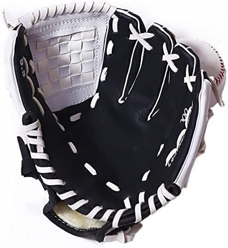 Sports Baseball Fielding Glove,Sports Baseball And Softball Glove,Infield And Outfield Baseball Gloves Baseball And Softball Mitt (Color : Red, Size : 10.5 Inch) Mbeta (Color : Black, Size : 11.5 In #TOP18