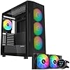 Amazon.com: SAMA S40 Mid Tower ATX PC Case – High-Airflow Mesh Design ...