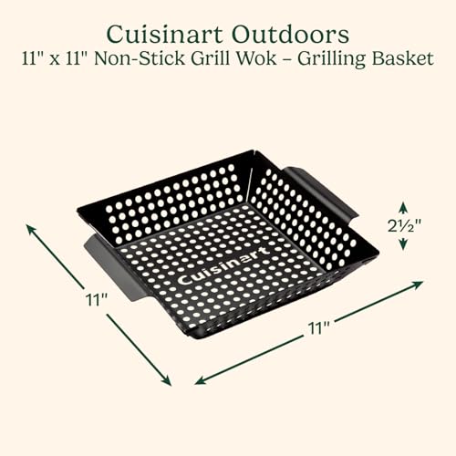 Cuisinart CNW-328 Non Stick Grill Wok, 11 by 11-Inch