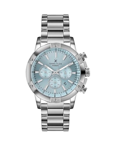 Image of Daniel Klein Metal Men's Light Blue Dial Analogue Watch - DK.1.14095-8