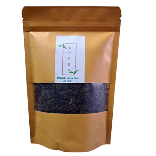 Image of Made in NAGALAND | SUNGO Organic Green Tea | Refreshing and invigorating brew with a delicate flavour 100g (Tulsi)