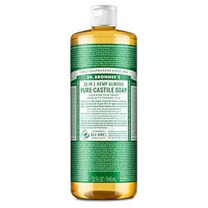 Dr. Bronner's Bio-Mandelkastilien-Flüssigseife, 946 ml