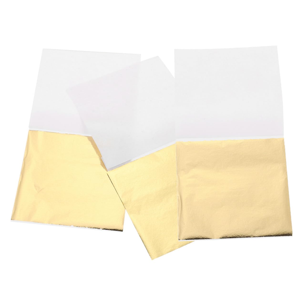 NUOBESTY 5 Sätze Nachahmung Von Goldfolienpapier Handgefertigter Glitzer Folienkunsthandwerk Nagelaufkleber Für Nagelkunst Vergoldung Handwerk Goldfolie Vereiteln Golden 200 Blatt*5