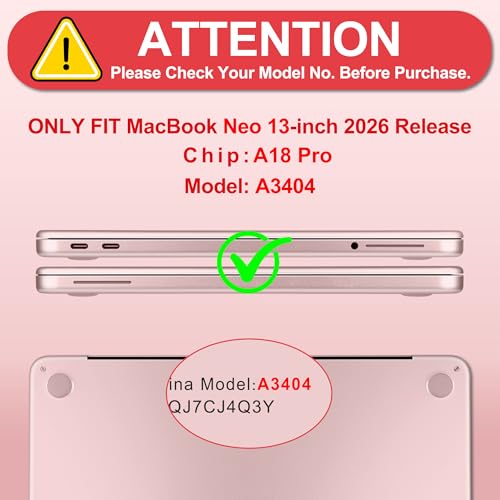 Funda MacBook Neo 13 2026 A3404 protector teclado pantalla leopardo 2
