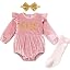 Pink - Gold Snowflake One