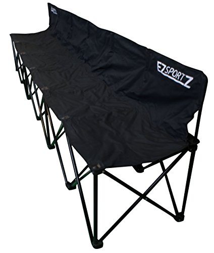 EZ Sportz 6 Seat Sports Bench | Great For Soccer, Camping, The Beach and More| Extra Large Durable Size | Comfortable Chairs for Six People - Thumbnail 3
