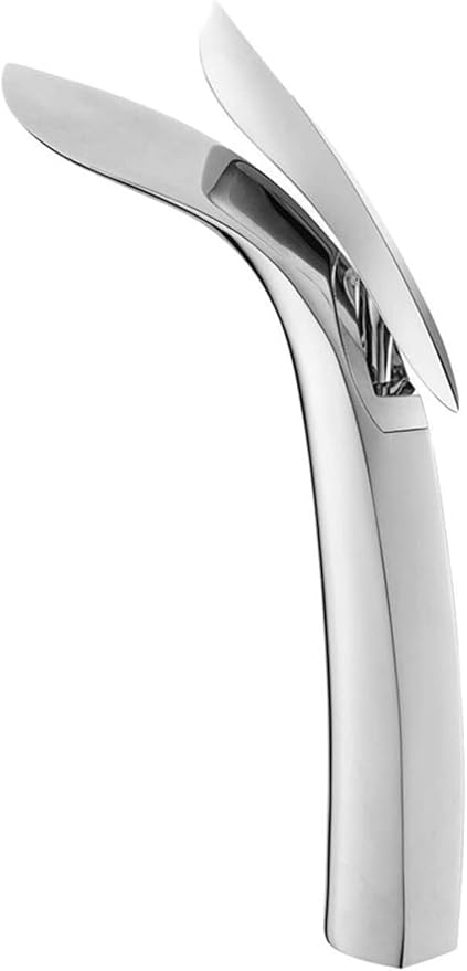 Aquieen Luxury Series Extended Body Hot & Cold Basin Mixer Basin Tap Chrome (Dolphin)