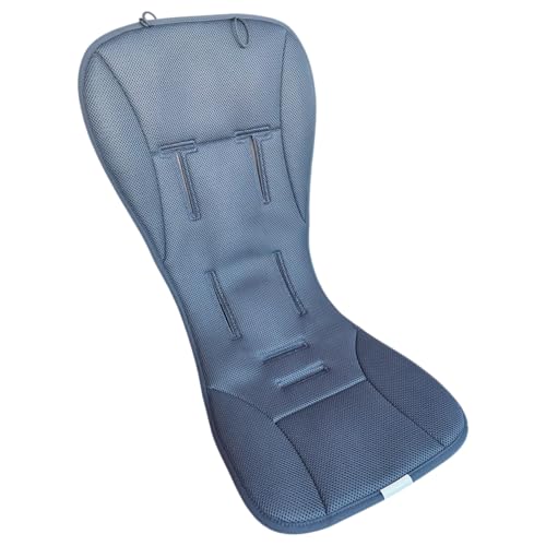 Colchoneta Confort 2 Dual | Reversible para Silla bebé. Forma de Butterfly Funda Compatible con Sillas BB. Ajuste ergonómico - Azul
