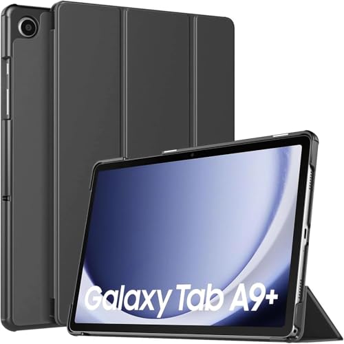 Case for Samsung Galaxy Tab A9+/A9 Plus 11 Inch 2023, Slim Lightweight Stand Hard Back Shell Protective Cover for All-New Galaxy Tab A9+ Tablet SM-X210/X216/X218 (BLACK)