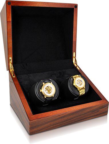 ORBITA SPARTA DELUXE TWO, Teak. MADE IN THE USA, EXCLUSIVE ROTORWIND MOVEMENT!