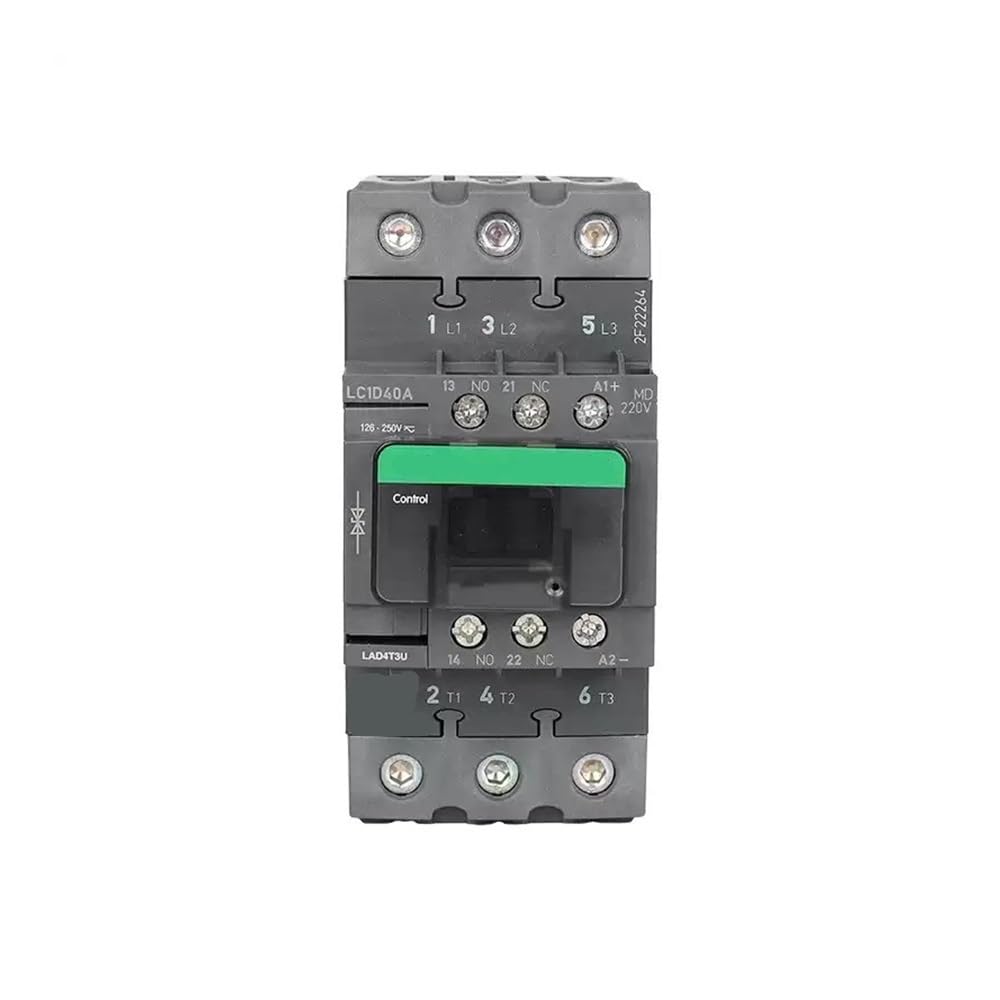 Contacteur électrique LC1D40AMD DC220V pour circuit industriel de puissance 40A - 4