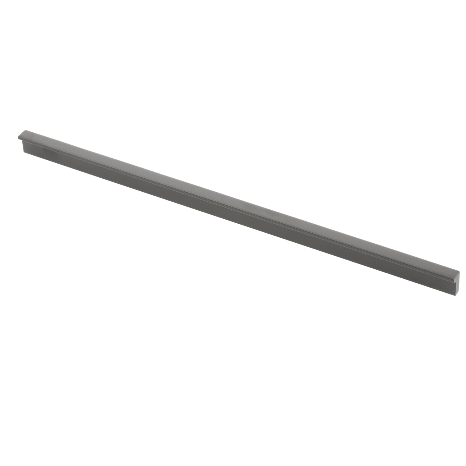 B2c Black Matt Long Pillar Handle Furniture Door Pull Opening Kitchen Cupboard Wardrobe Closet Modern Slim (, 360Mm - 320Mm Hole Central)