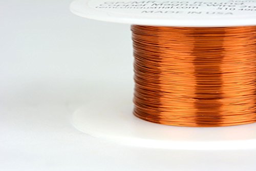 Image of TEMCo 31 AWG Copper Magnet Wire - 2 oz 494 ft 200C Magnetic Coil Winding