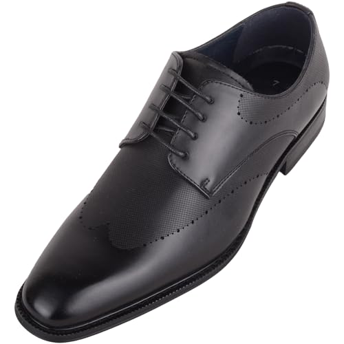 Zapatos formales de piel sintética con cordones para ir impecable a la oficina todos los días