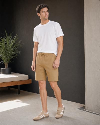 Image of Nobero V2 Shorts for Men | Zip Pocket Shorts | Regular Fit | Elasticated Waist | Soft & Breathable Fabric | Casual Everyday Wear