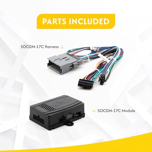 Crux SOCGM-17C Radio Replacement Interface with Chime for GM Class II Bose Amplified & Non Amplified Systems