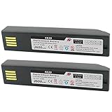 Artisan Power Pack of 2 Replacement Batteries for Honeywell 3820, 4820, 6320 & Xenon 1902: 2600 mAh