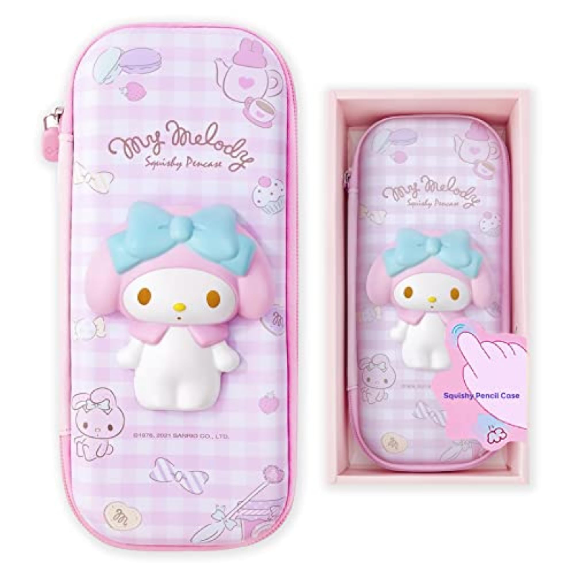 MEADOW Kawaii Pencil Case, Cute Anime Cosmetic Bag Pouch