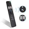 RMF-TX520U for Sony Smart TV & Bravia TV with Voice Control - Replacement Remote for Sony 2019-2023 XBR/KD/XR Series, X80J, X85J, X90J, A80J etc - 1 Year Warranty