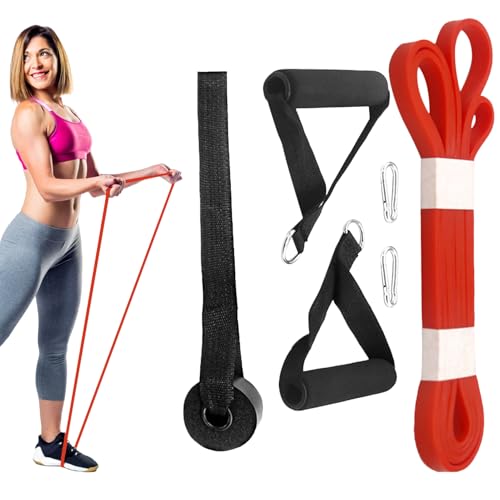 Conjunto de resistencia de bandas de fitness, bandas de resistencia para hacer ejercicio, Bandas de resistencia al estiramiento de entrenamiento de látex, Herramienta de asistencia de entrenamiento de