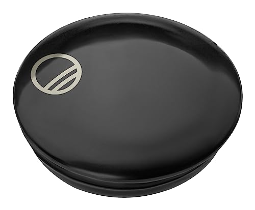 Haftpunkt Sistema magnético de fijación de números de Carrera (Set de 4/ Super Fuerte) - para Fijar y sostener el Dorsal de Carrera en (Medio de) maratones sin broches de Seguridad (Negro)