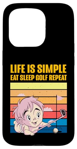 Life is simple eat sleep �S���t ���s�[�g �X�}�z�P�[�X iPhone 15 Pro �p