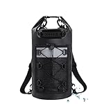 SciFiVisi Bolsa Estanca Impermeable, 20L Mochila E...: Impecable protección impermeable: La mochila impermeable está fabricada con un resistente material de PVC 500D que puede soportar todo tipo de agua. Tanto si navegas en kayak por rápidos embravecidos, como si haces senderismo bajo una lluvia torrenci...