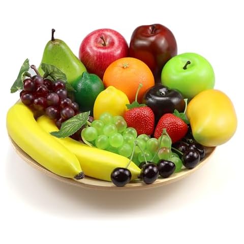 Ikosora 20 Pcs Artificial Fruit Set Cover