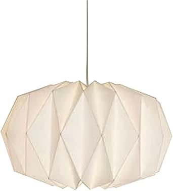 MUXHEL Origami Lampenschirme 2er Set - Faltbare Papier Pendelleuchten